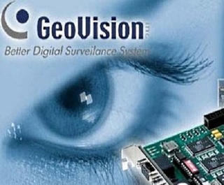 logo společnosti Geo - vision na pouadí modré oko